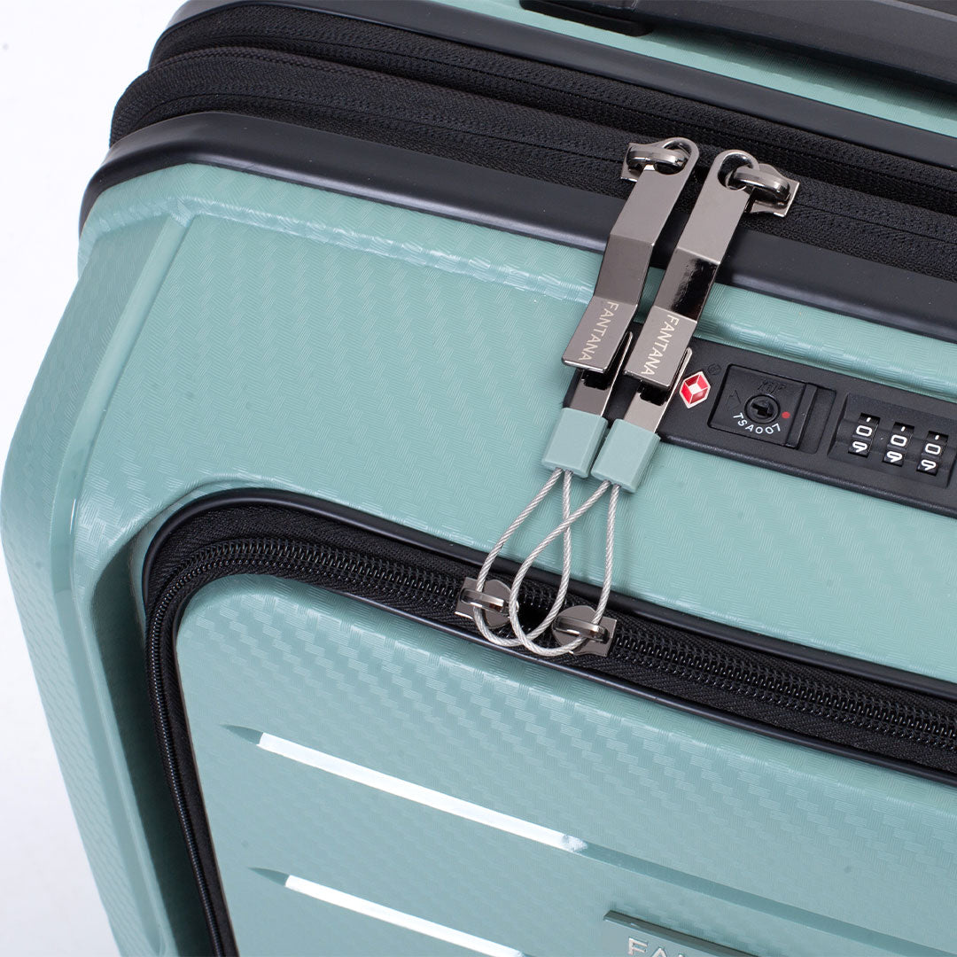 Aqua — Matrix hard shell suitcase, 56cm cabin, detail