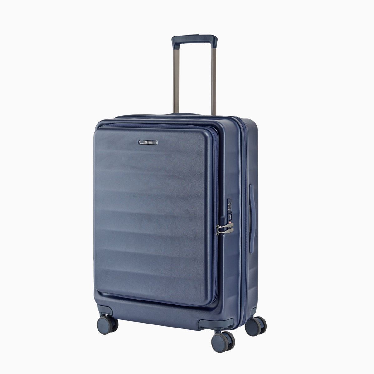 Navy — Phoenix hard shell suitcase, 66cm medium