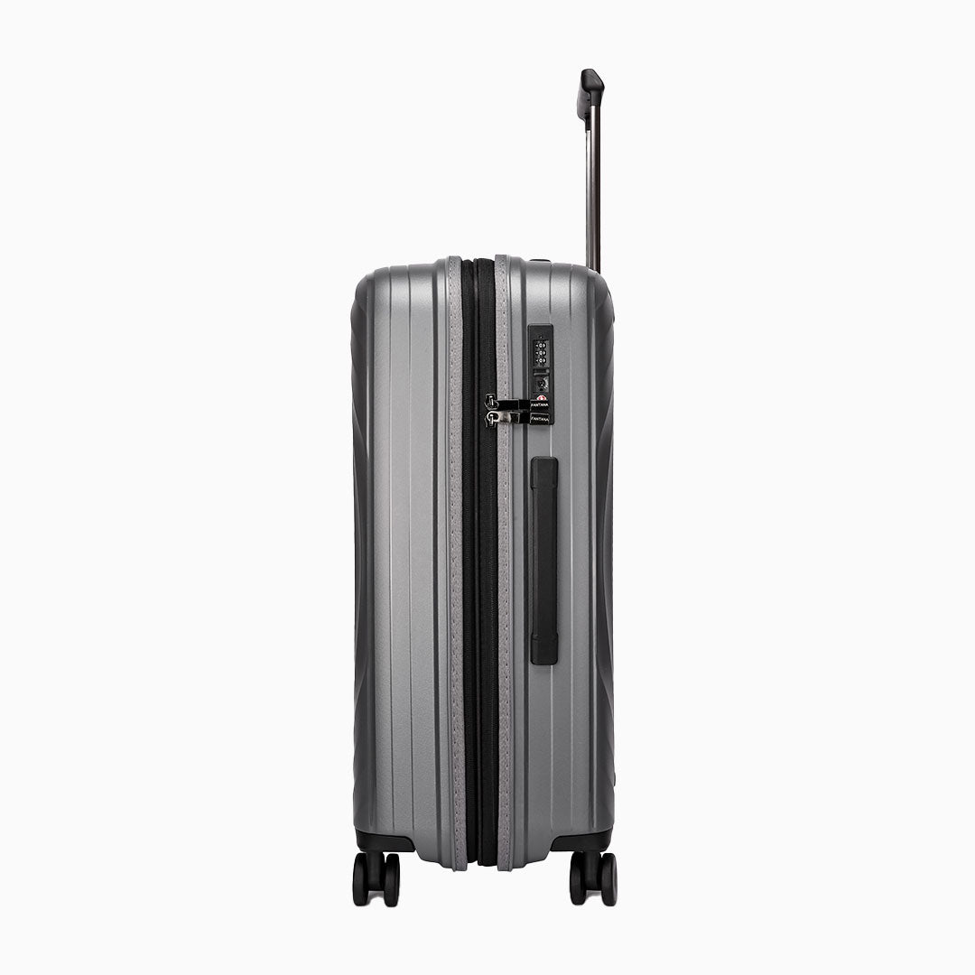 Slate — Iceland II polypropylene suitcase, 66cm medium