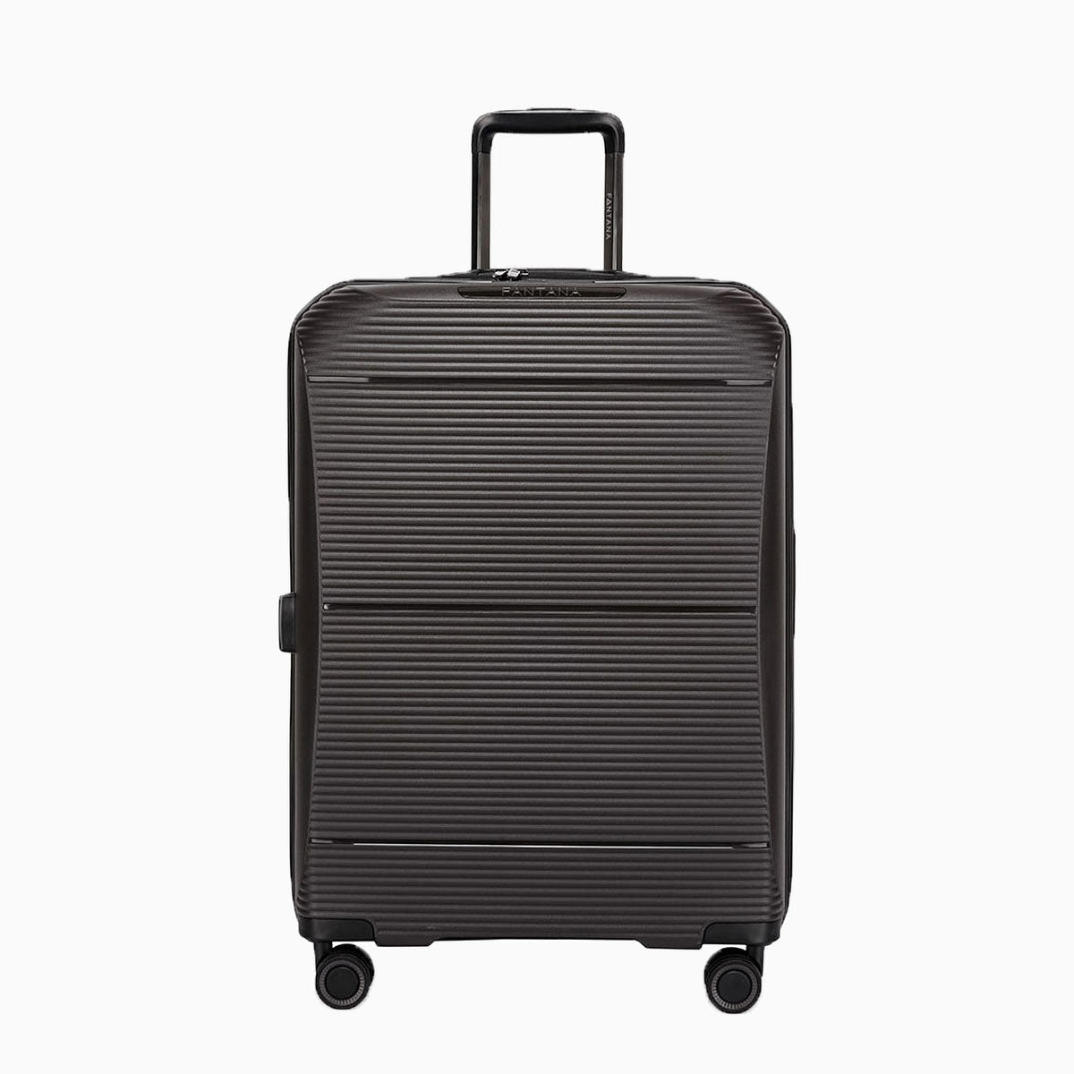 Graphite — Dallas hard shell suitcase, 68cm medium, front