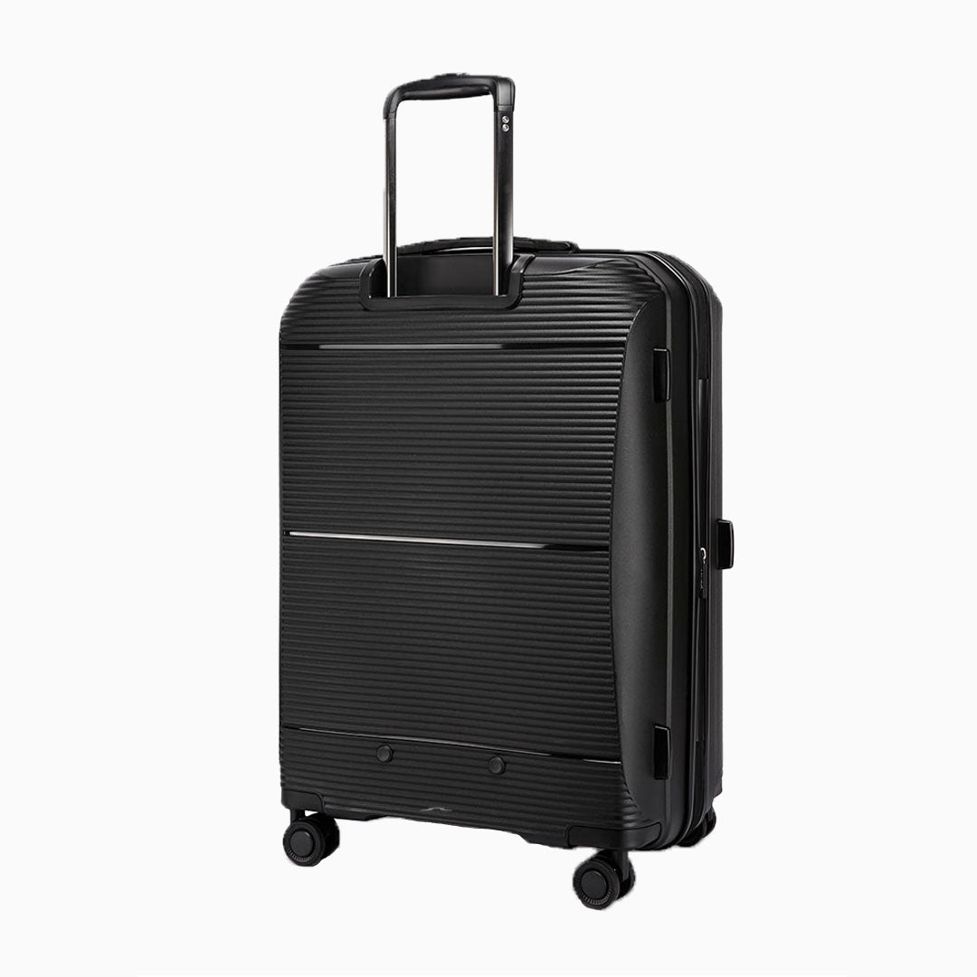 Charcoal — Dallas hard shell suitcase, 78.5cm large, front