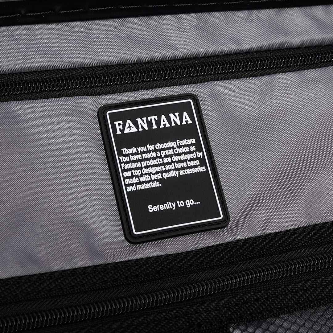 Dallas hard shell suitcase, 55.5cm cabin, interior detail