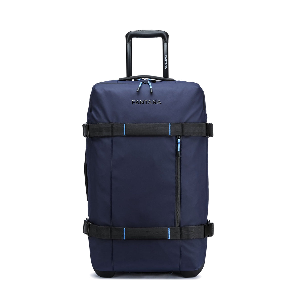 Navy — Voyager Rolling Bag, front