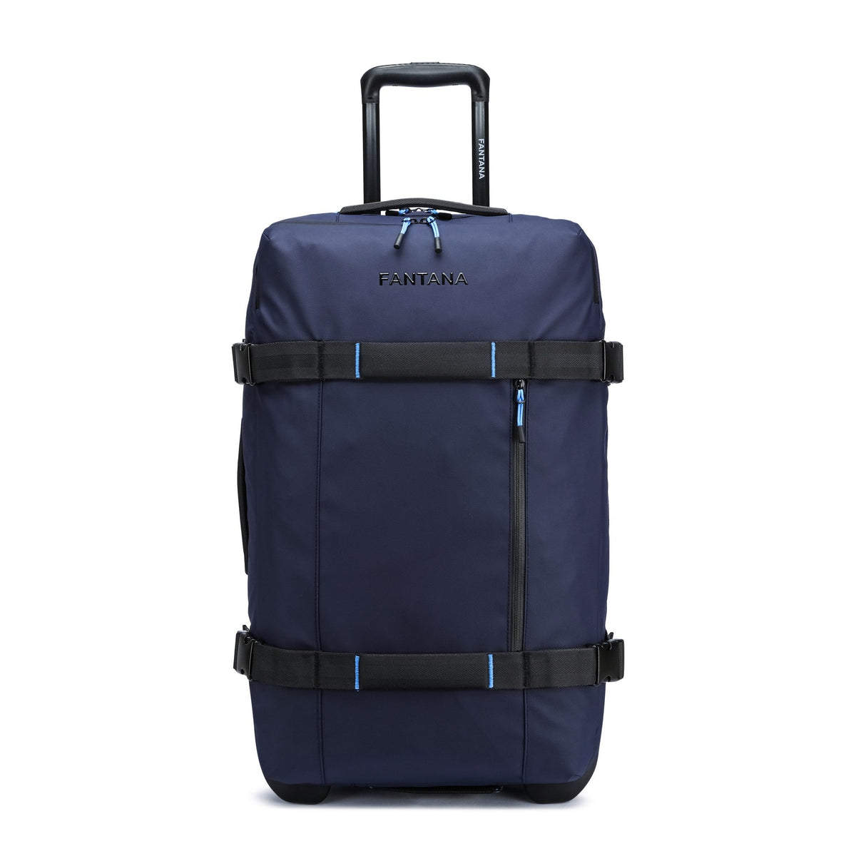 Navy — Voyager Rolling Bag, front