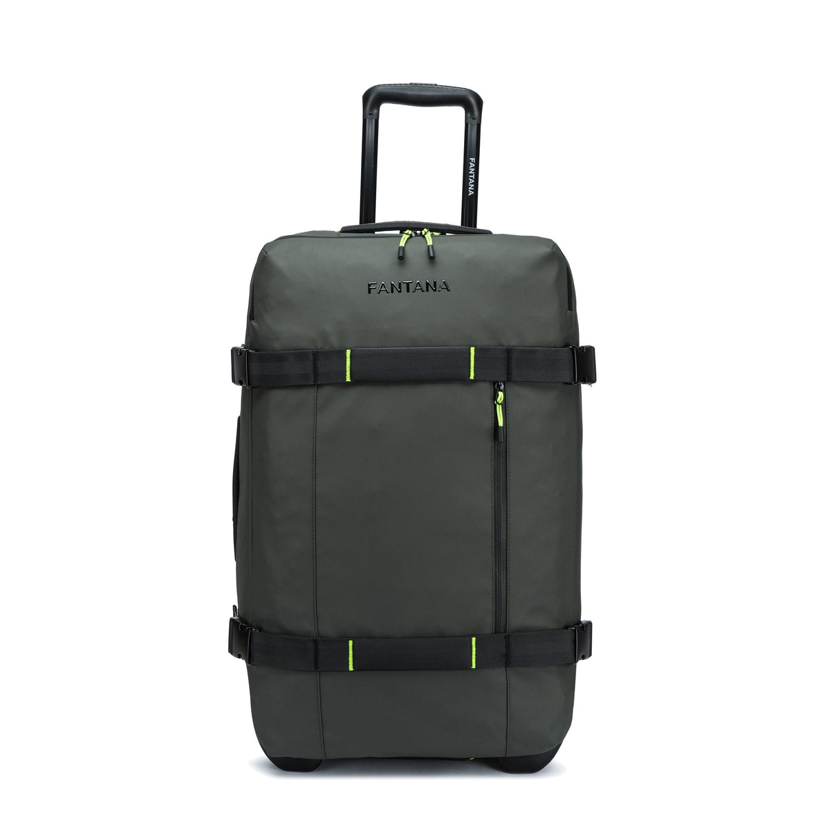 Olive — Voyager Rolling Bag, front