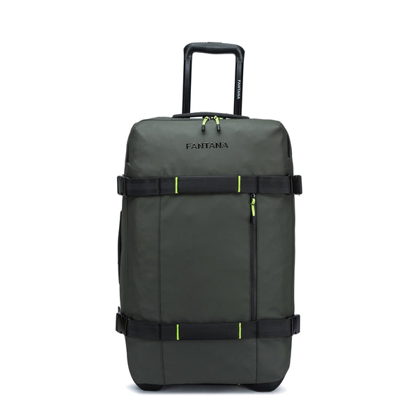Olive — Voyager Rolling Bag, front