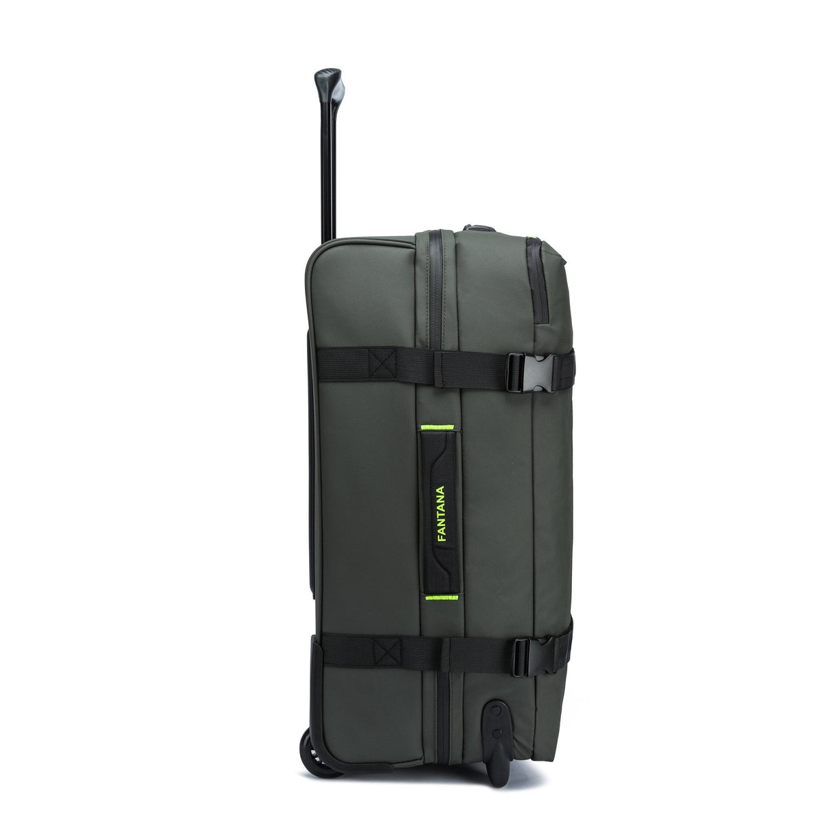 Olive — Voyager Rolling Bag, side