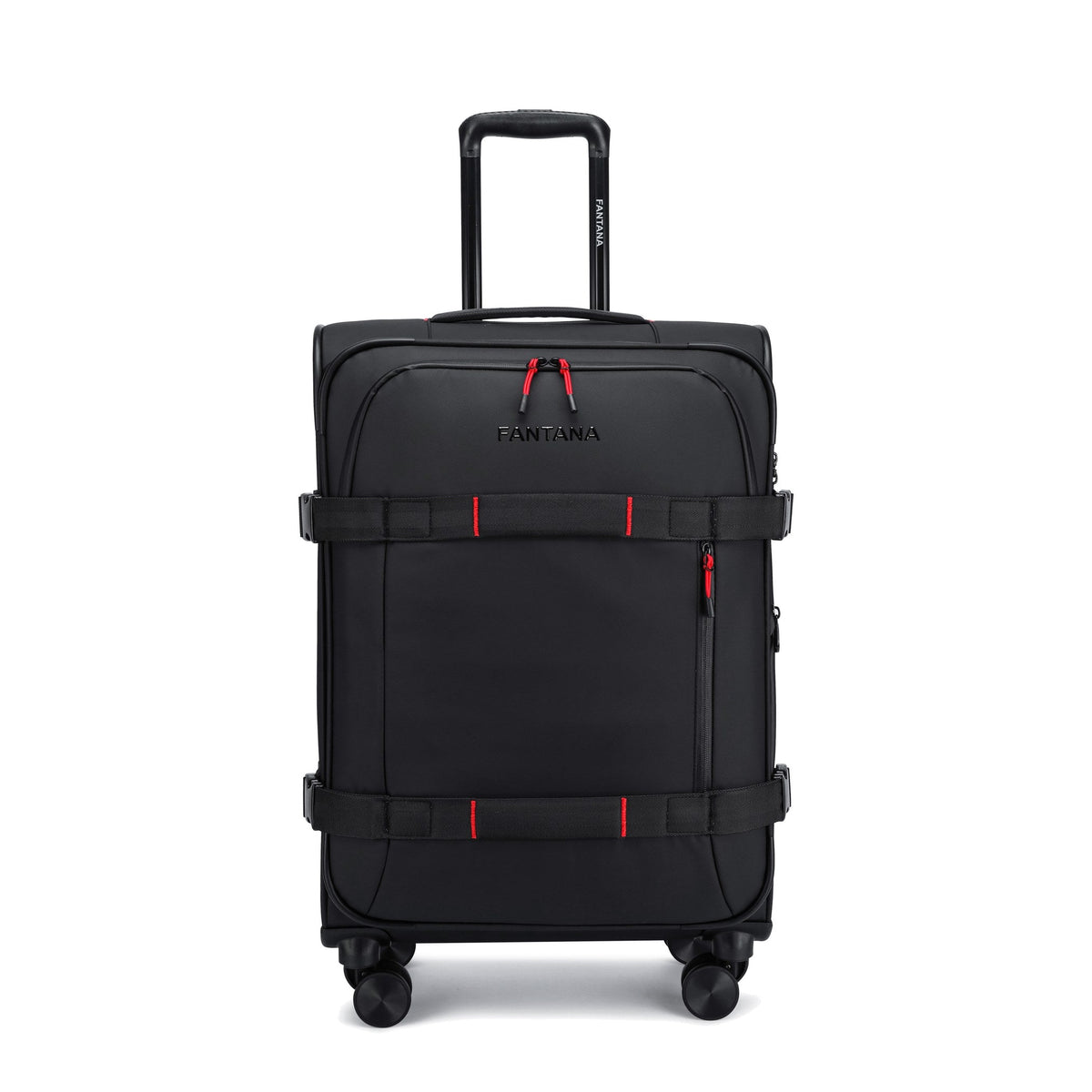 Charcoal — Voyager Spinner Trolley Case, front