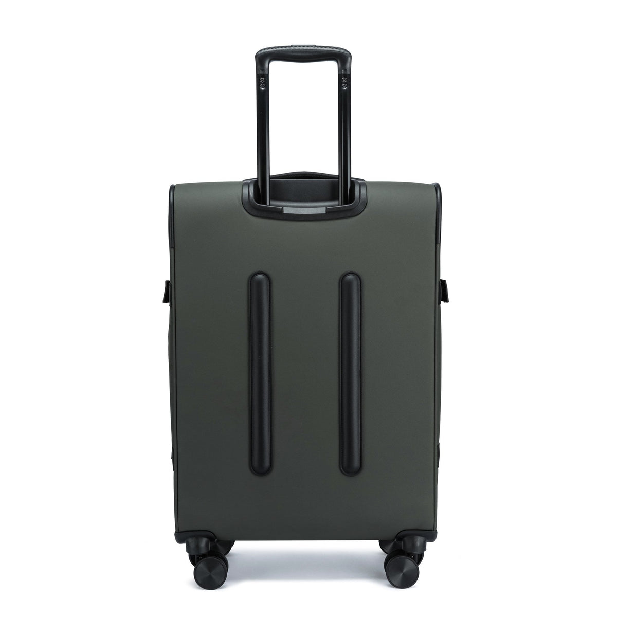 Olive — Voyager Spinner Trolley Case, back