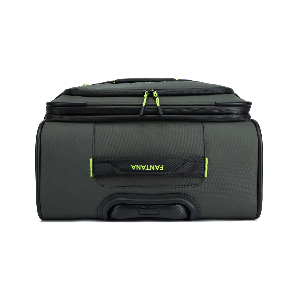 Olive — Voyager Spinner Trolley Case, from above