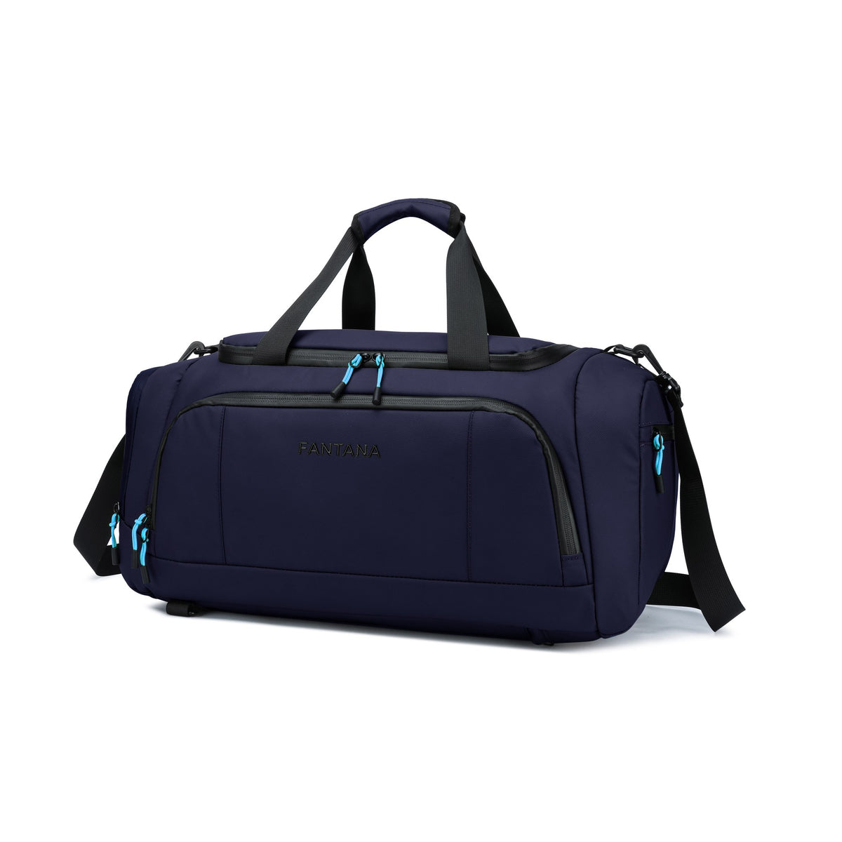 Navy — Voyager Holdall, three-quarter view