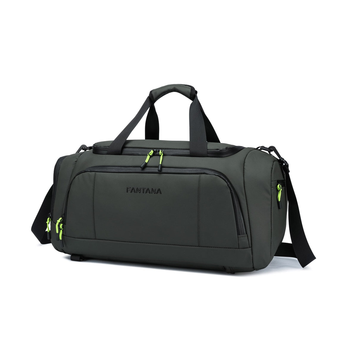 Olive — Voyager Holdall, three-quarter view