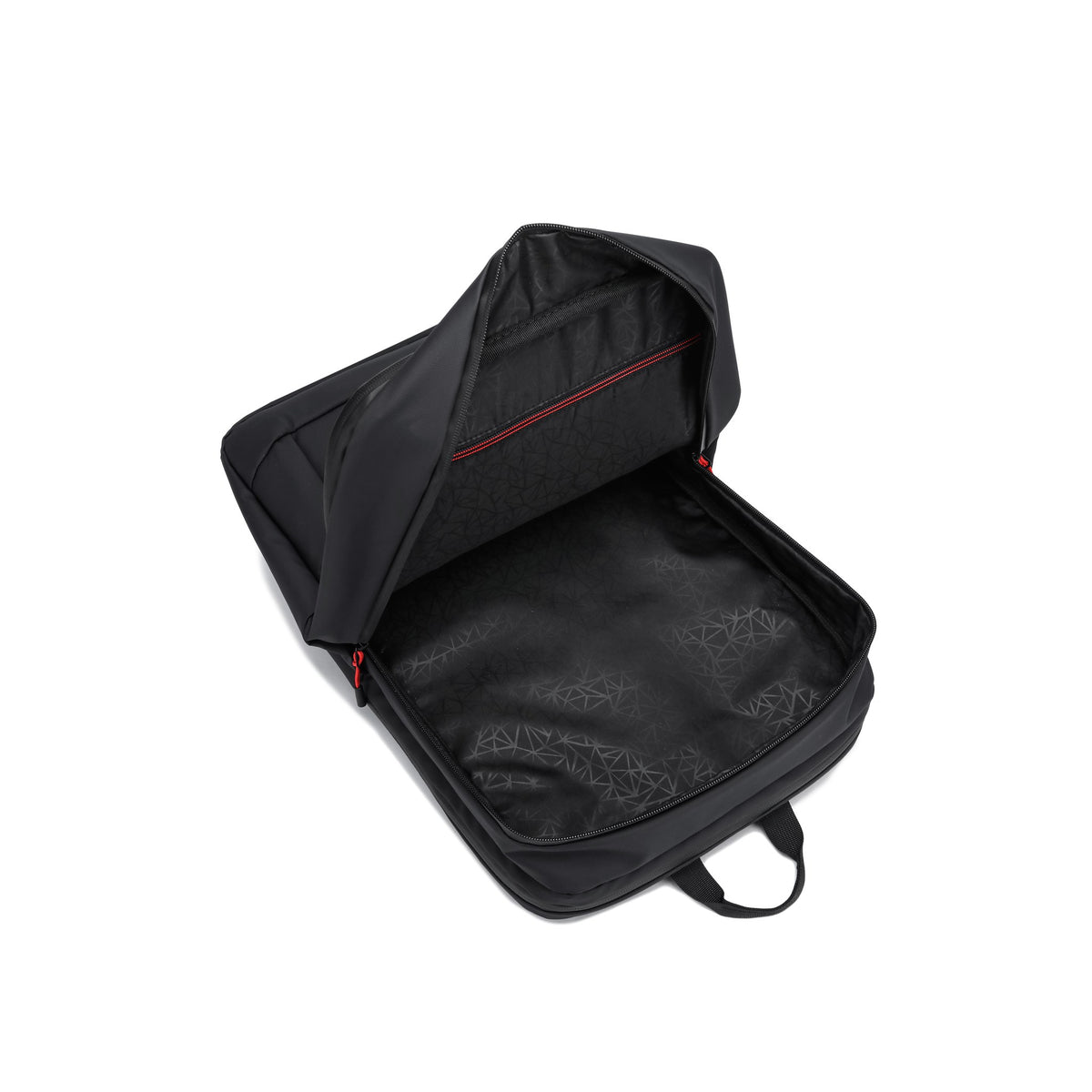 Charcoal — Voyager Laptop Backpack, interior