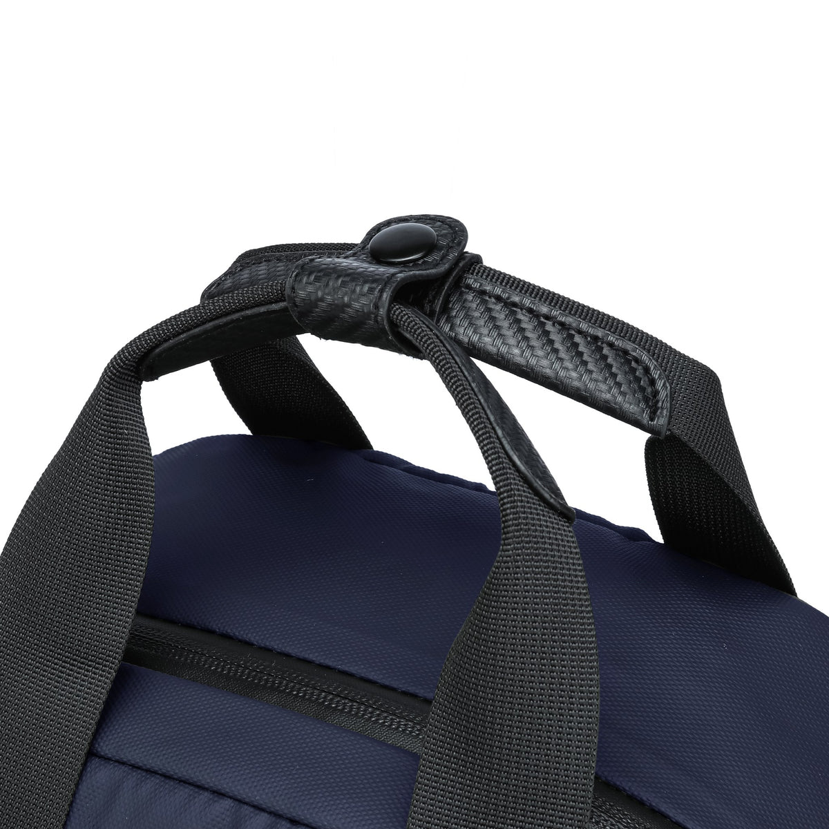 Navy — Voyager Backpack, top grab handles
