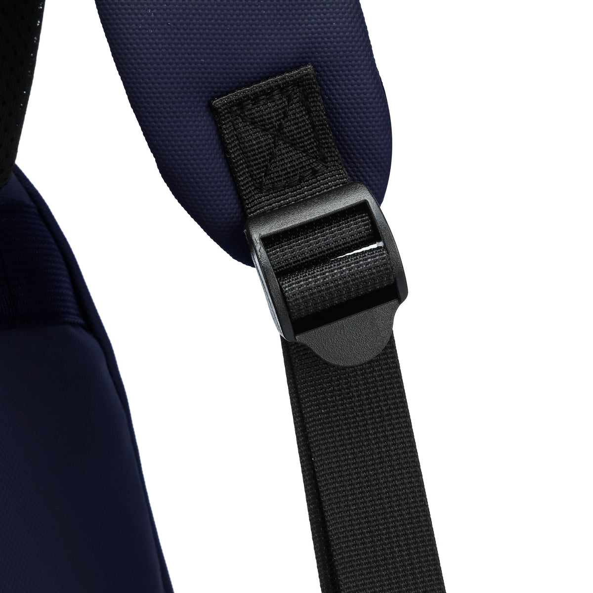 Navy — Voyager Backpack, shoulder strap adjuster