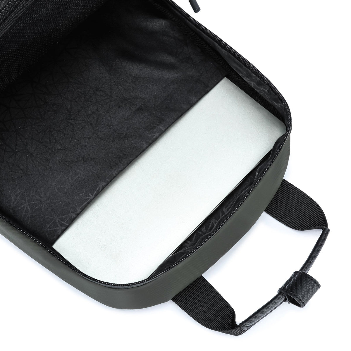 Olive — Voyager Backpack, interior