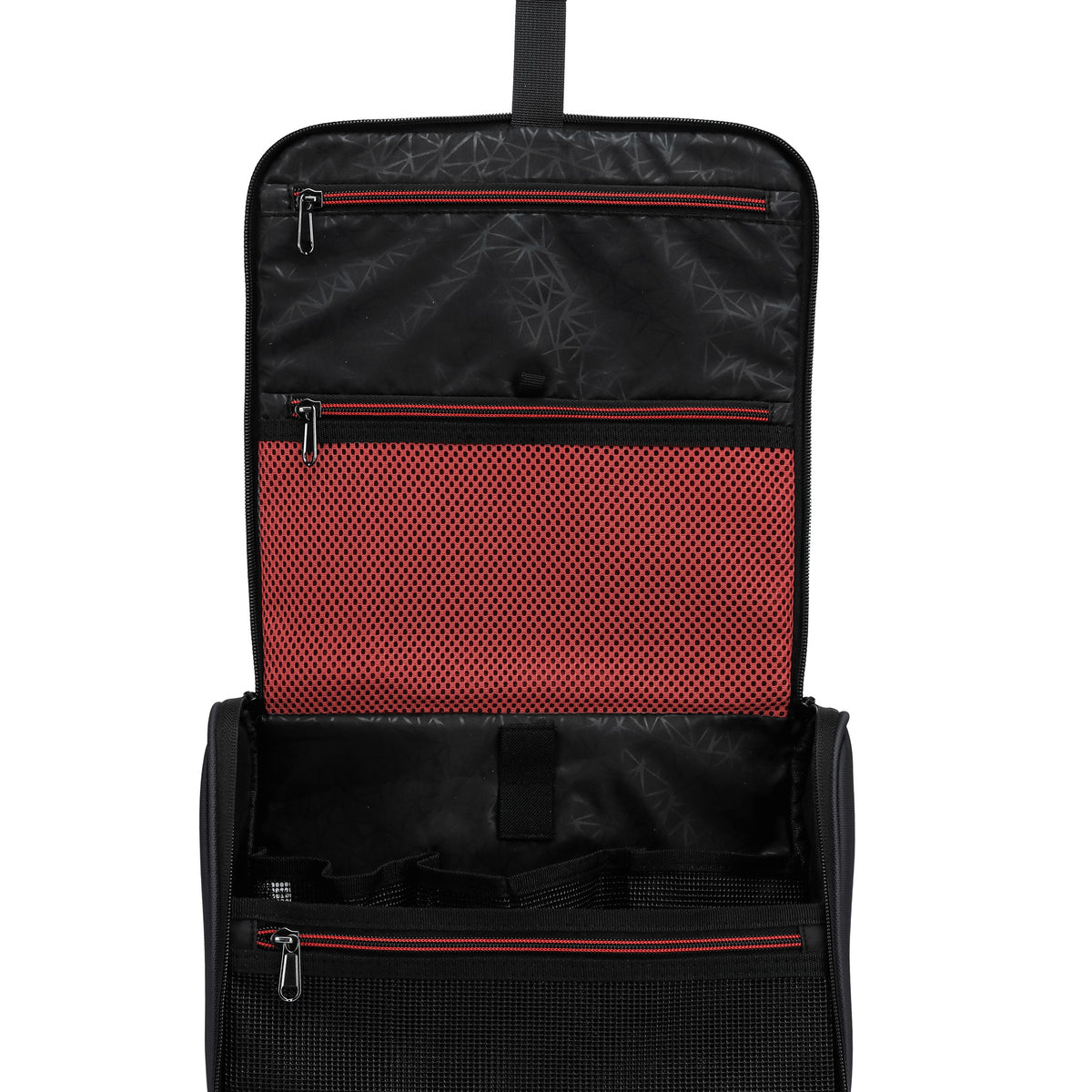 Charcoal — Voyager Toiletry Bag, interior
