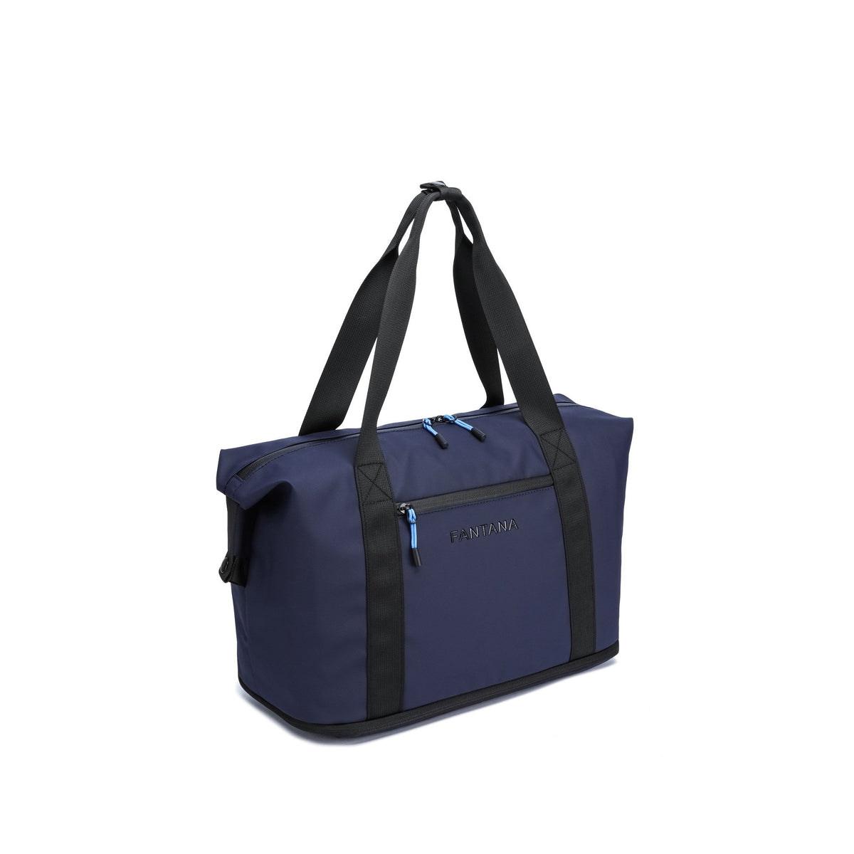 Navy — Voyager Shoulder Bag, three-quarter view