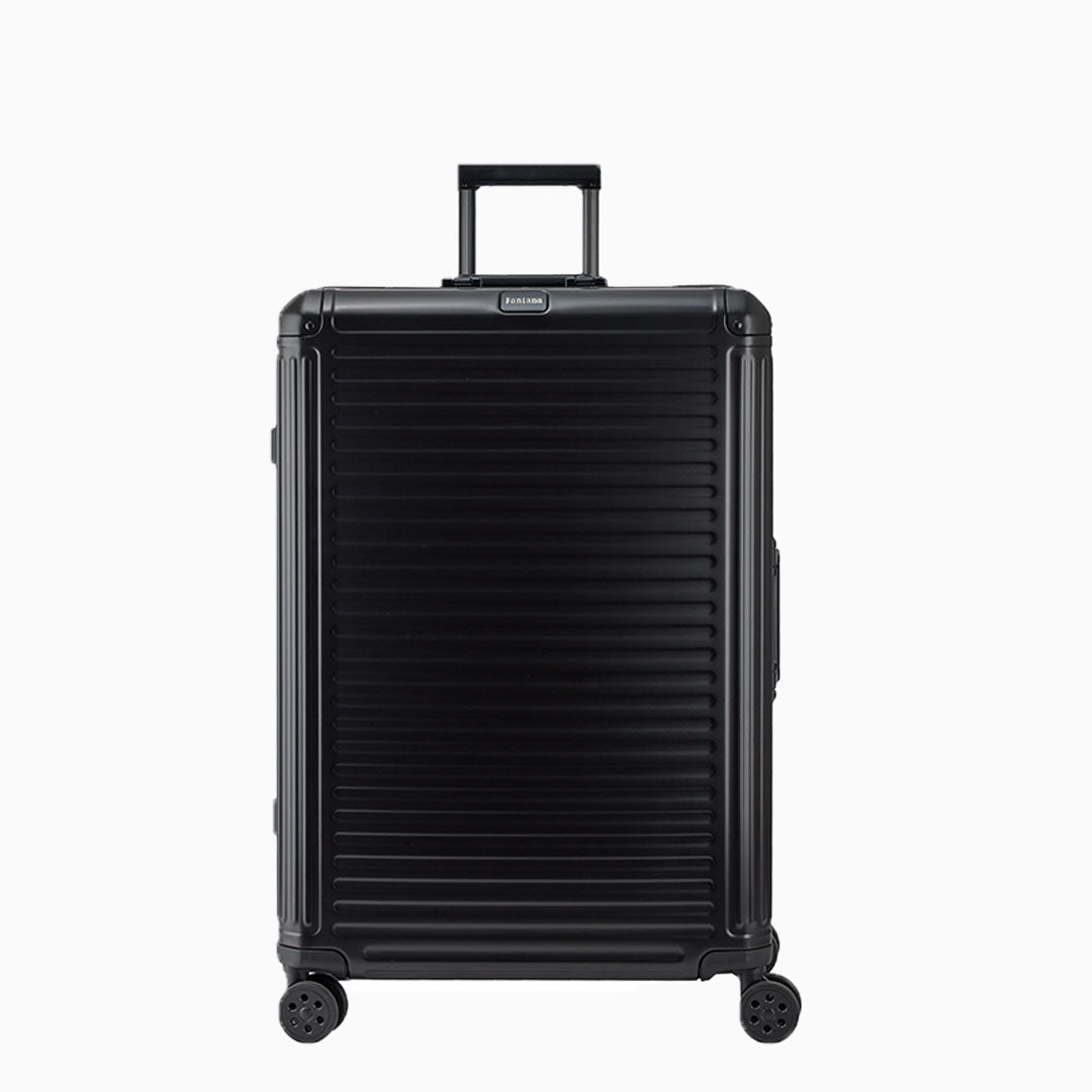 Charcoal — Arizona aluminium suitcase, 55cm cabin