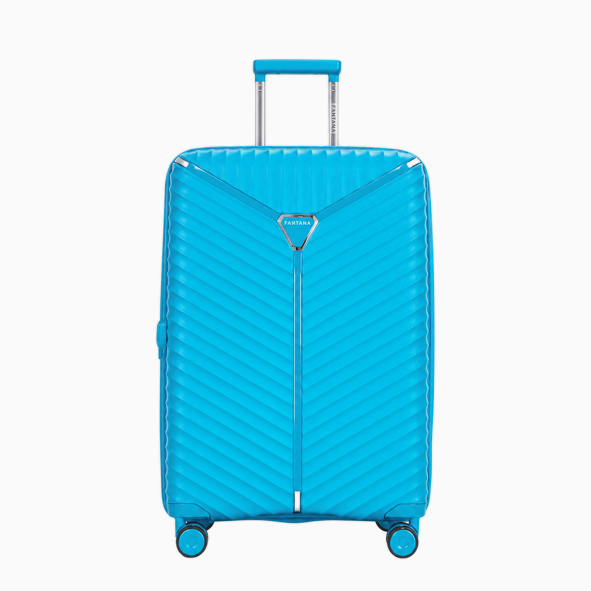 Blue Raspberry — Mars hard shell suitcase, 69.5cm medium, front
