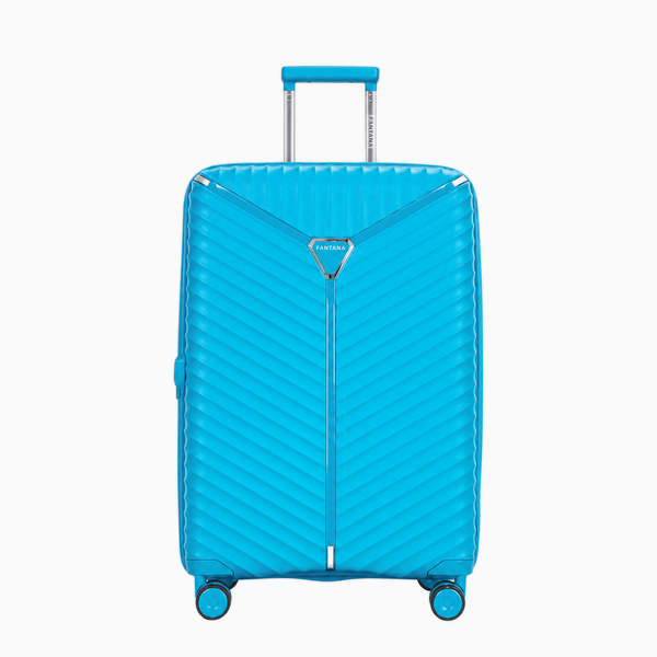 Blue Raspberry — Mars hard shell suitcase, 69.5cm medium, front