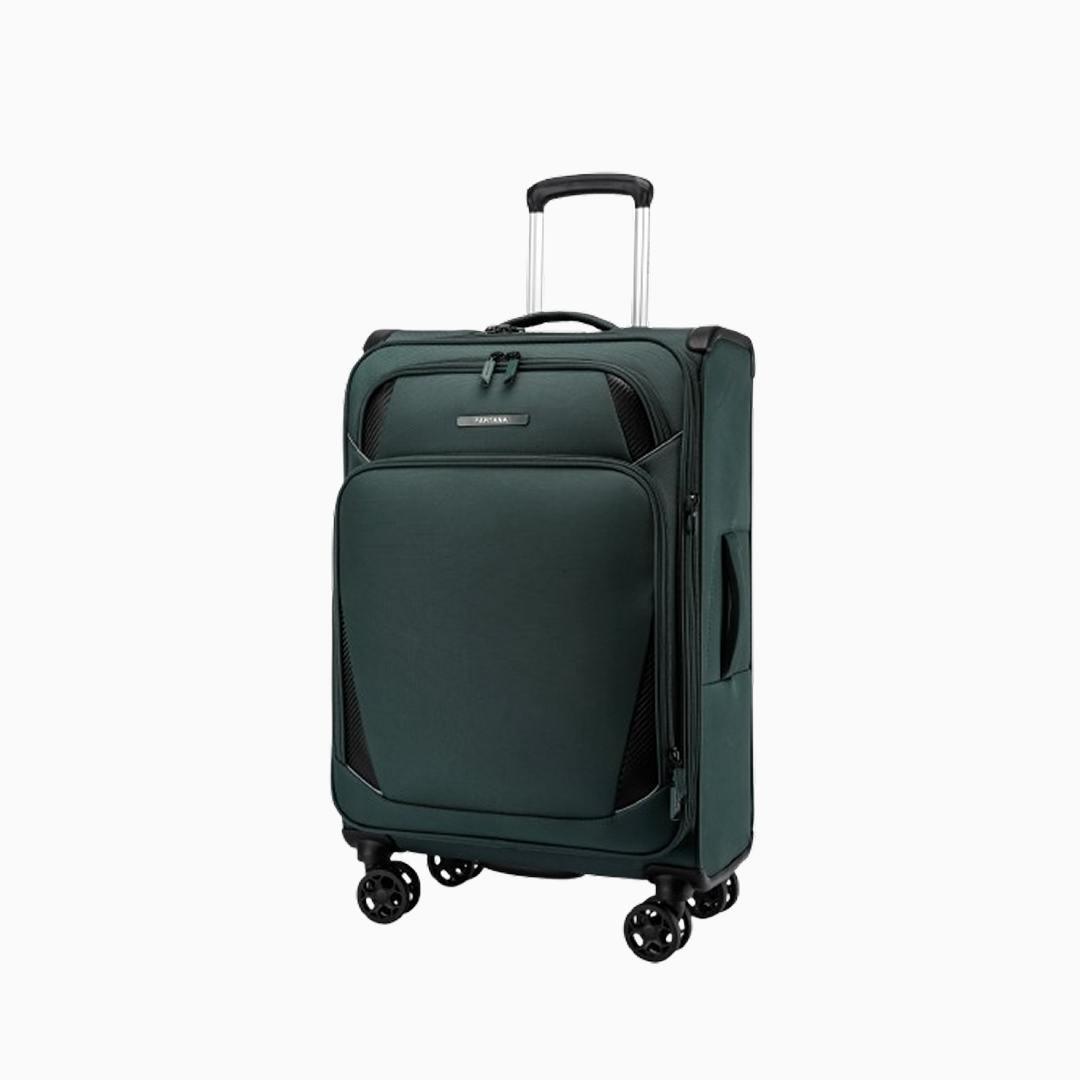 Forest — Starlet soft canvas suitcase, 61cm medium, front (one of the set of 3)