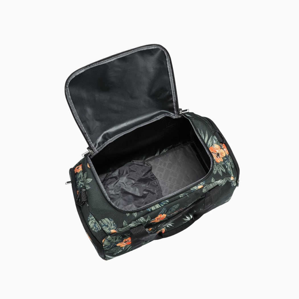 Floral — Fantana Prints holdall, open, interior