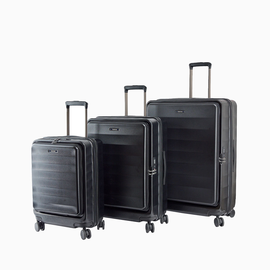 Charcoal — Phoenix hard shell suitcase, 77cm large