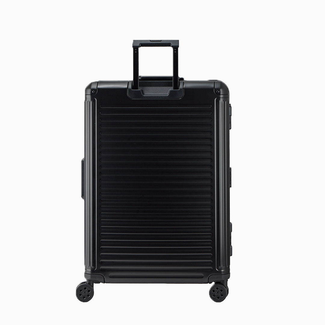 Charcoal — Arizona aluminium suitcase, 55cm cabin