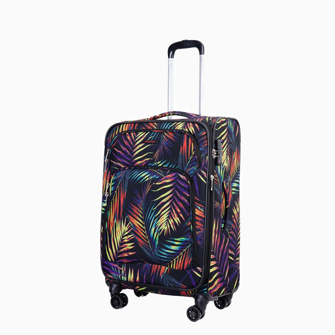 Leaf — Fantana Prints soft case, front, three-quarter view