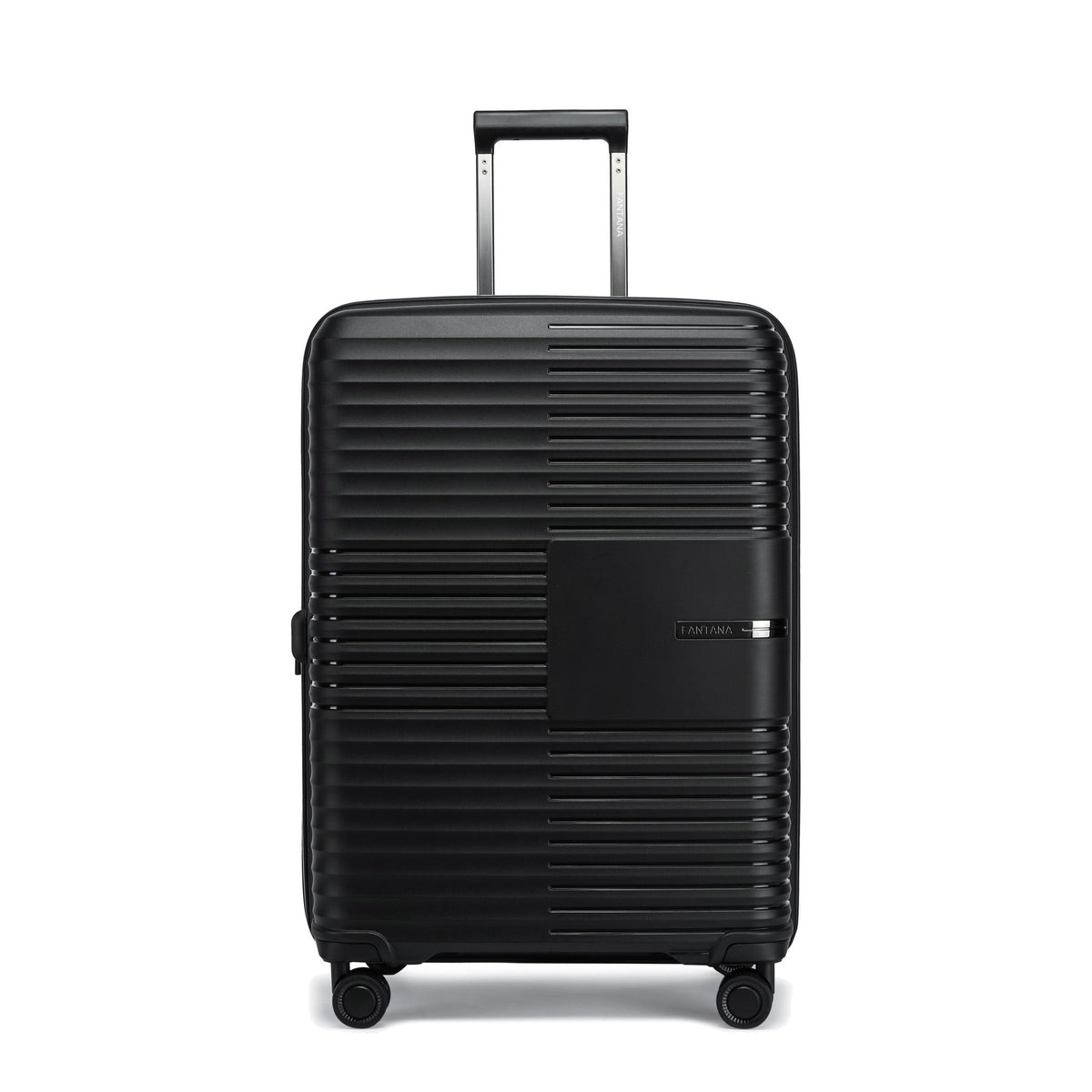 Charcoal — Ridge hard shell suitcase, 55cm cabin, front
