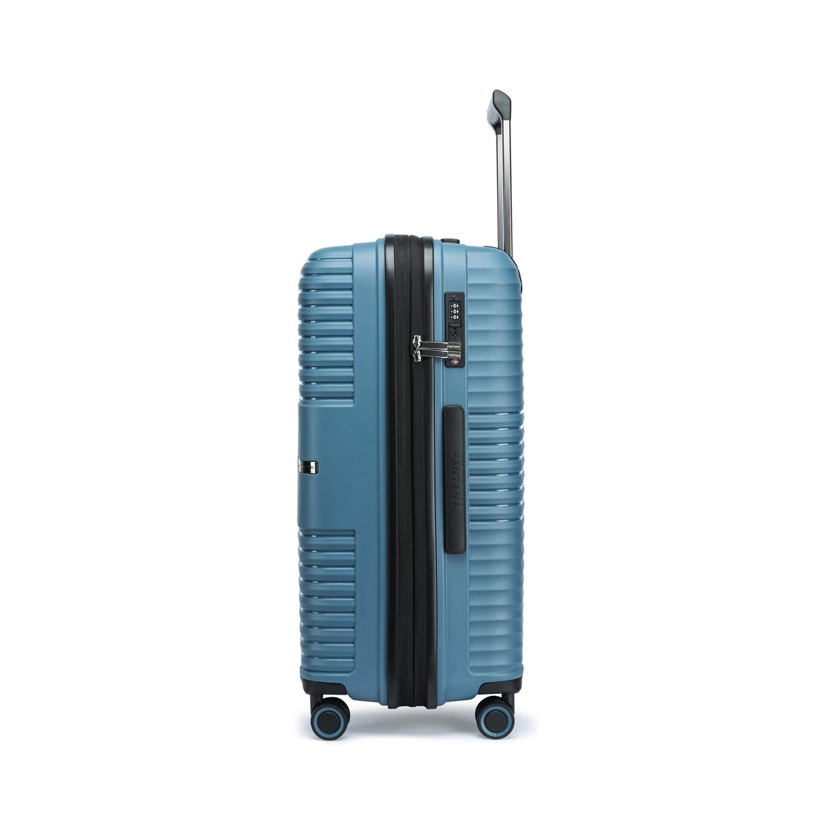Slate — Ridge hard shell suitcase, 55cm cabin, side