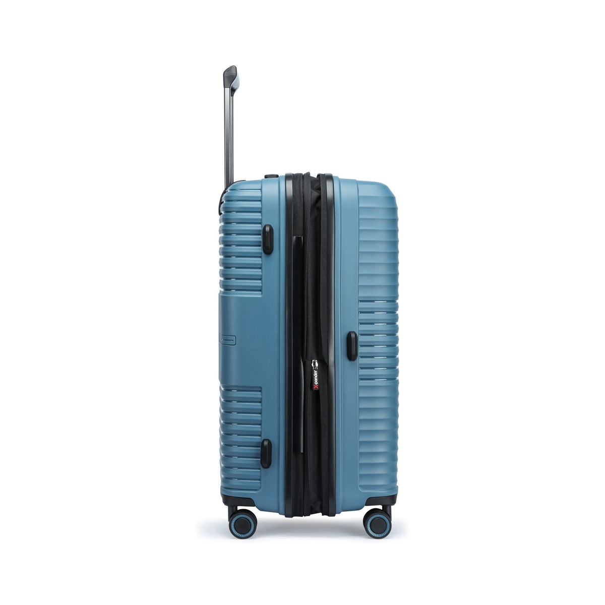 Slate — Ridge hard shell suitcase, 65cm medium, side