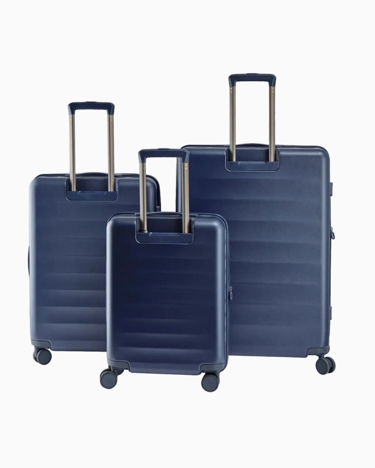 Navy — Phoenix hard shell suitcase, set of 3