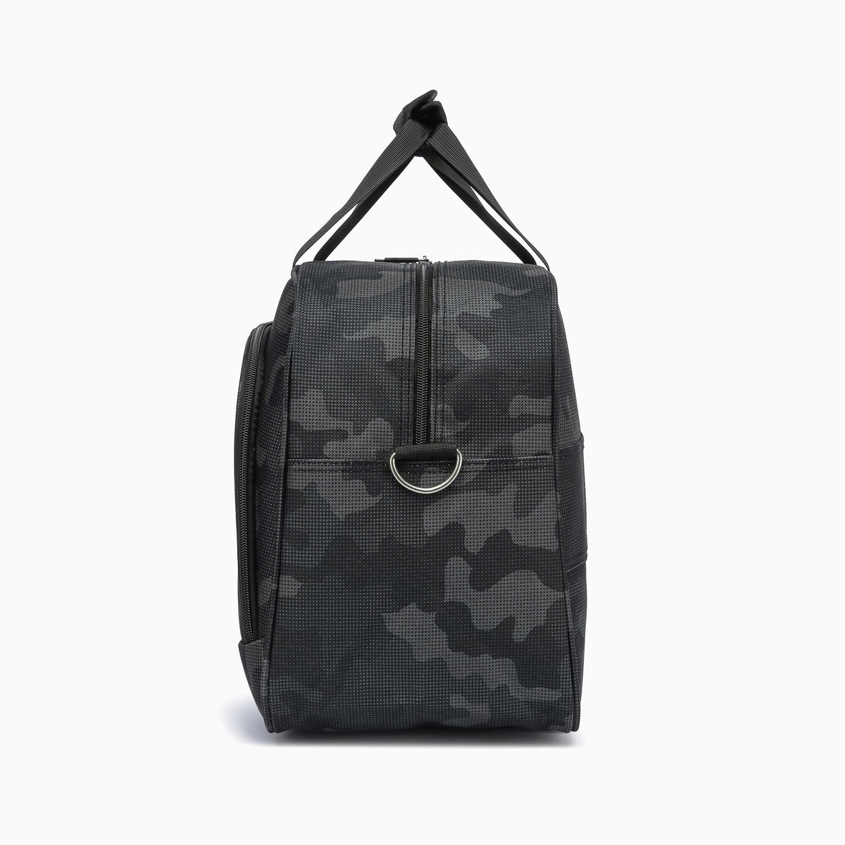 Camo — Fantana Prints flight bag, side