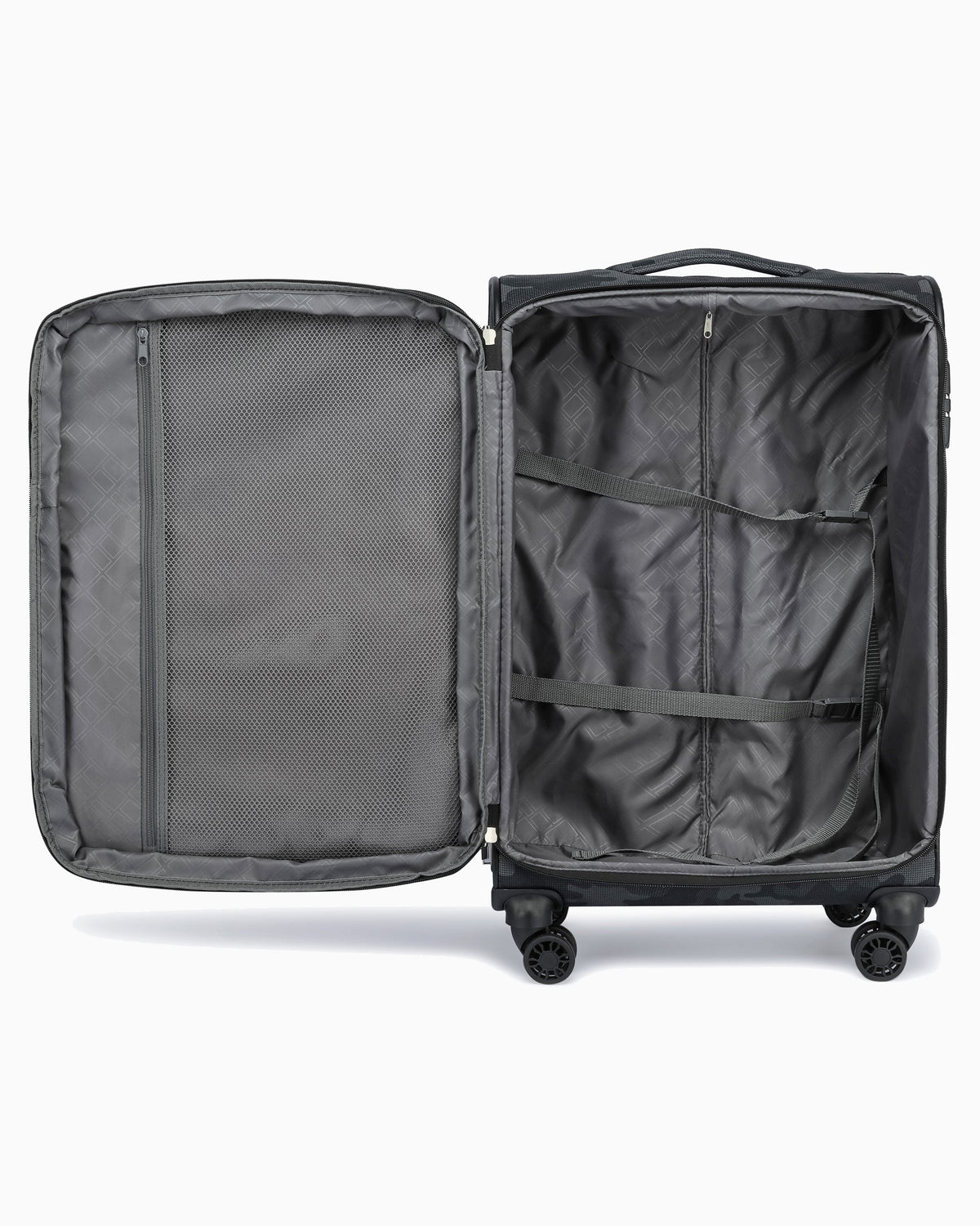 Camo — Fantana Prints soft case, open, interior
