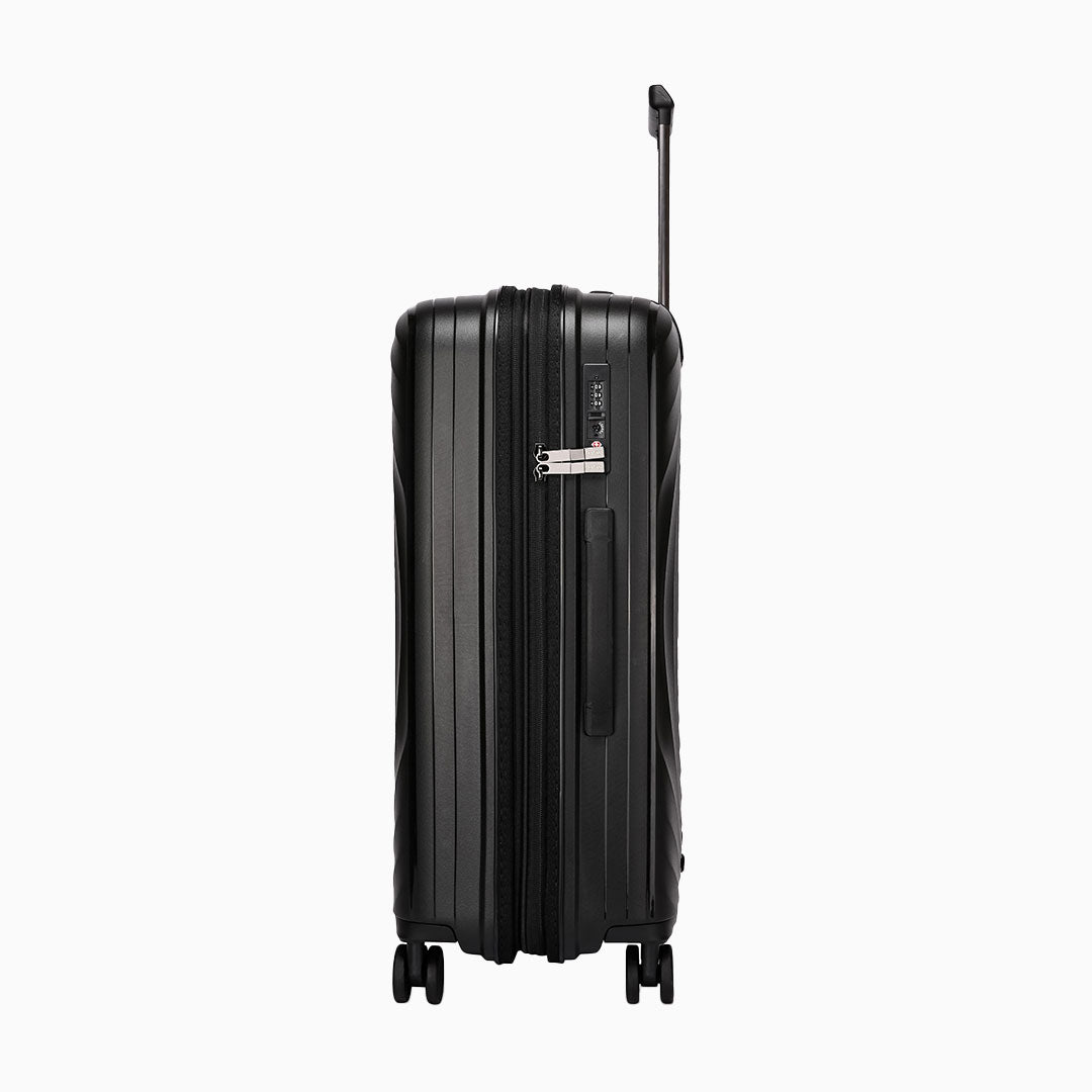 Charcoal — Iceland II polypropylene suitcase, 55cm cabin