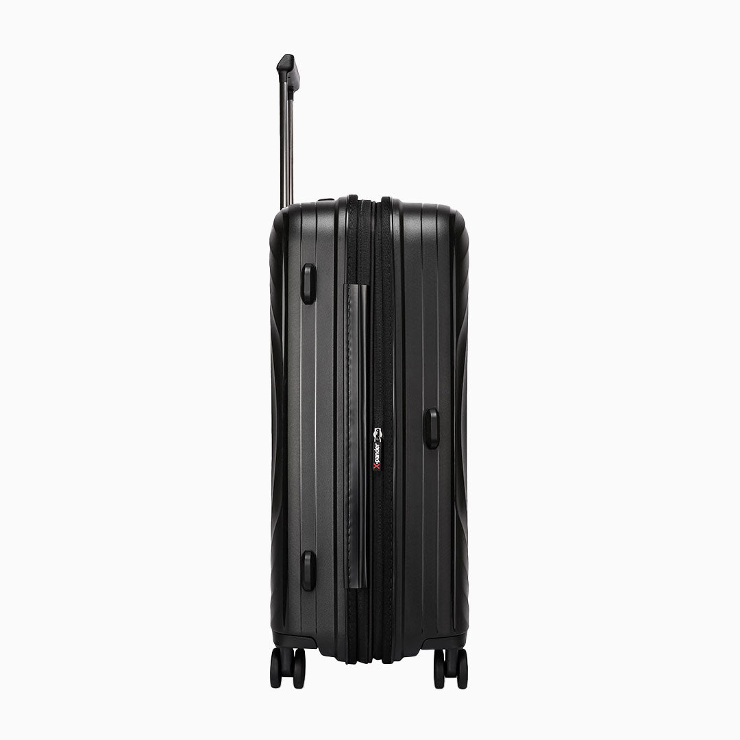 Charcoal — Iceland II polypropylene suitcase, 55cm cabin