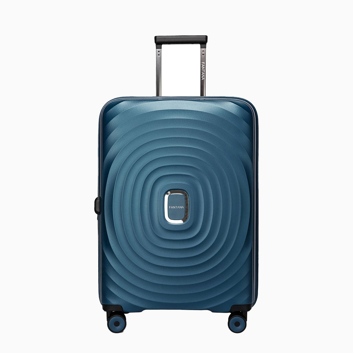 Teal — Iceland II polypropylene suitcase, 55cm cabin