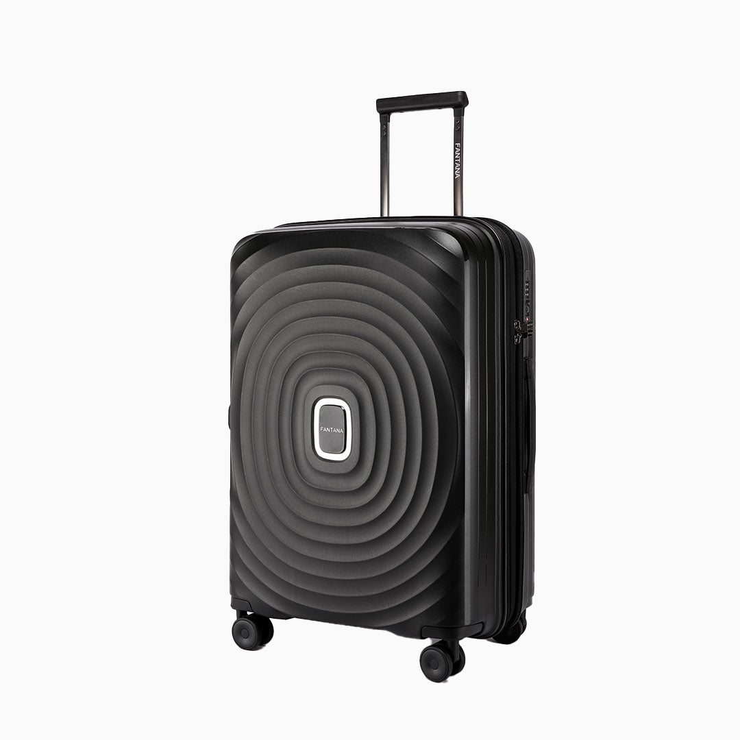 Charcoal — Iceland II polypropylene suitcase, 66cm medium