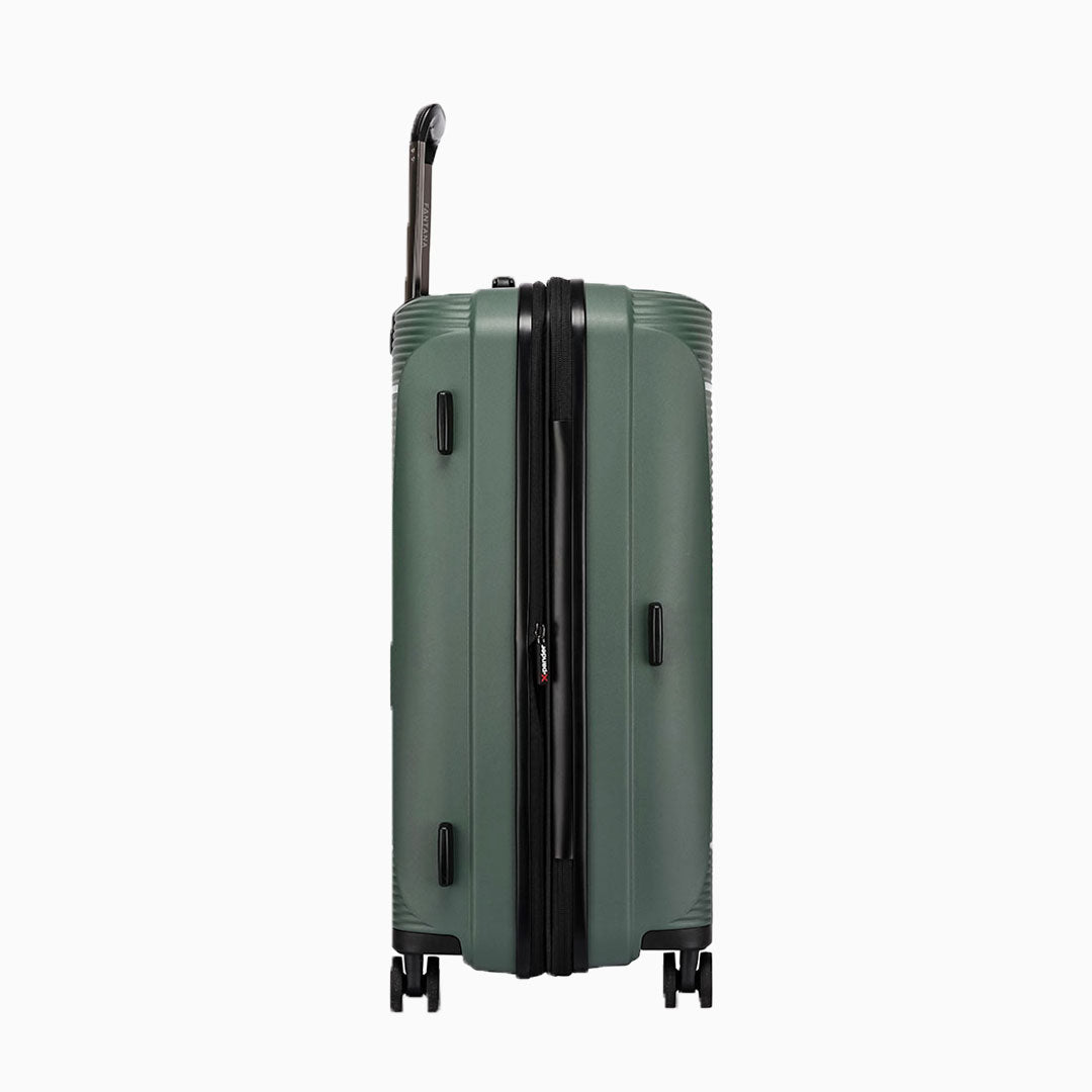 Forest — Dallas hard shell suitcase, 55.5cm cabin, side