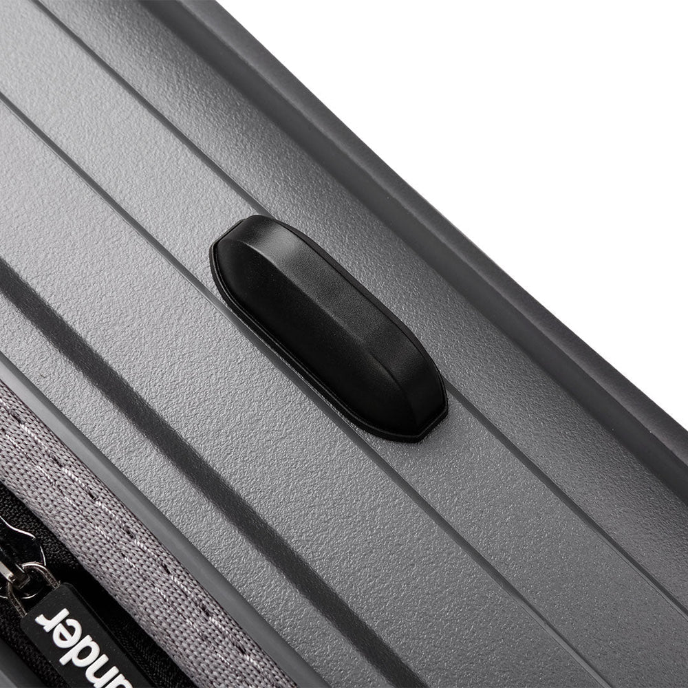Slate — Iceland II polypropylene suitcase, 66cm medium