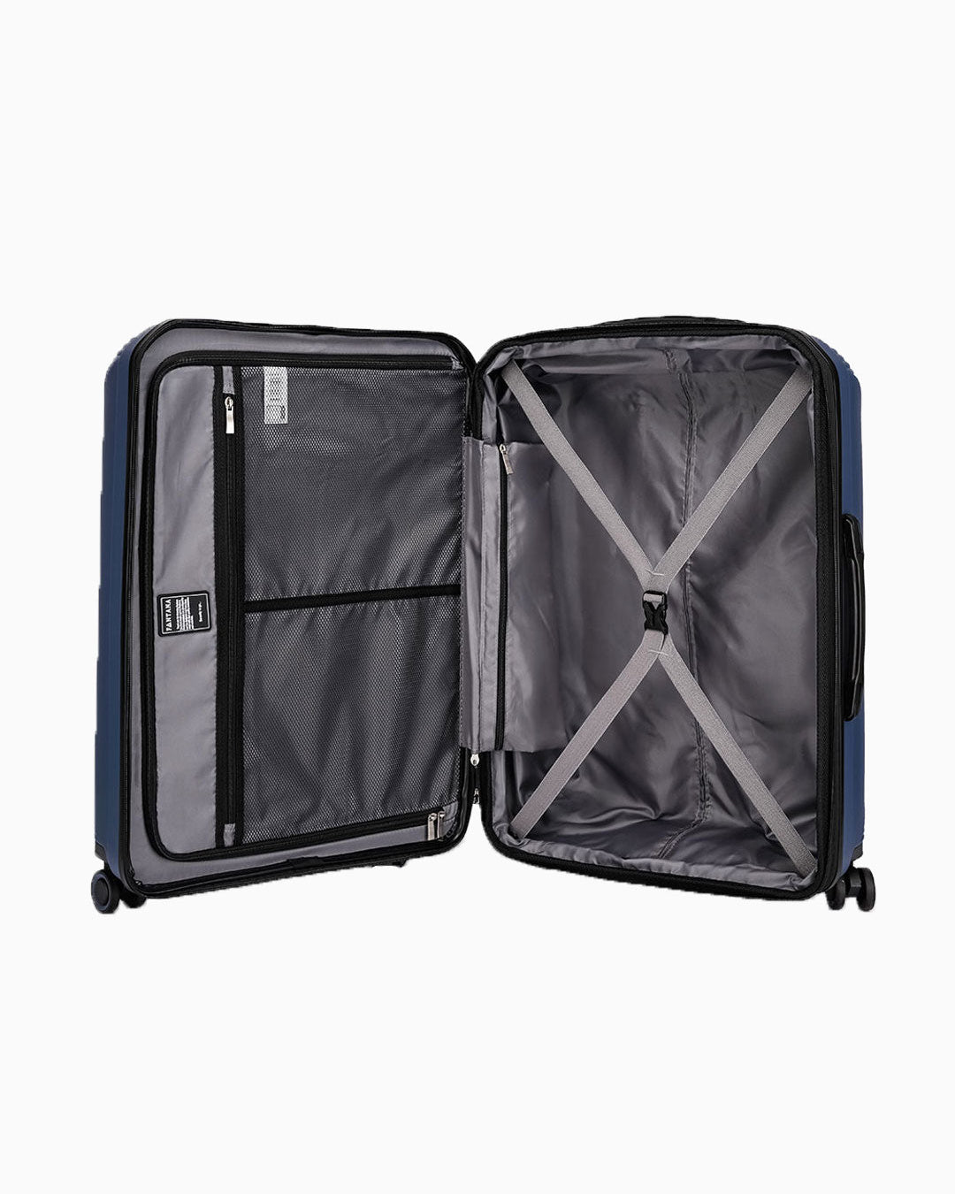 Dallas hard shell suitcase, 68cm medium, open