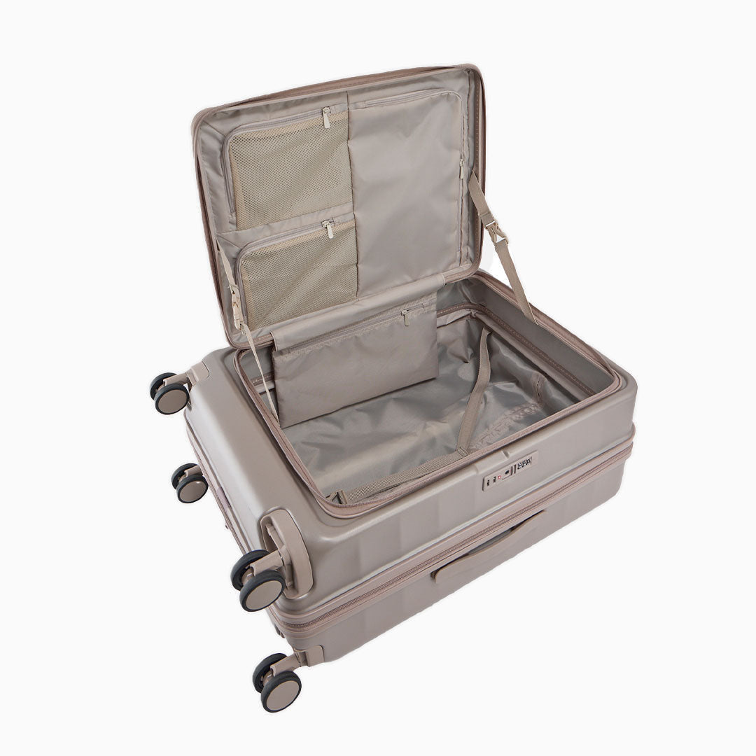 Champagne — Phoenix hard shell suitcase, 55cm cabin