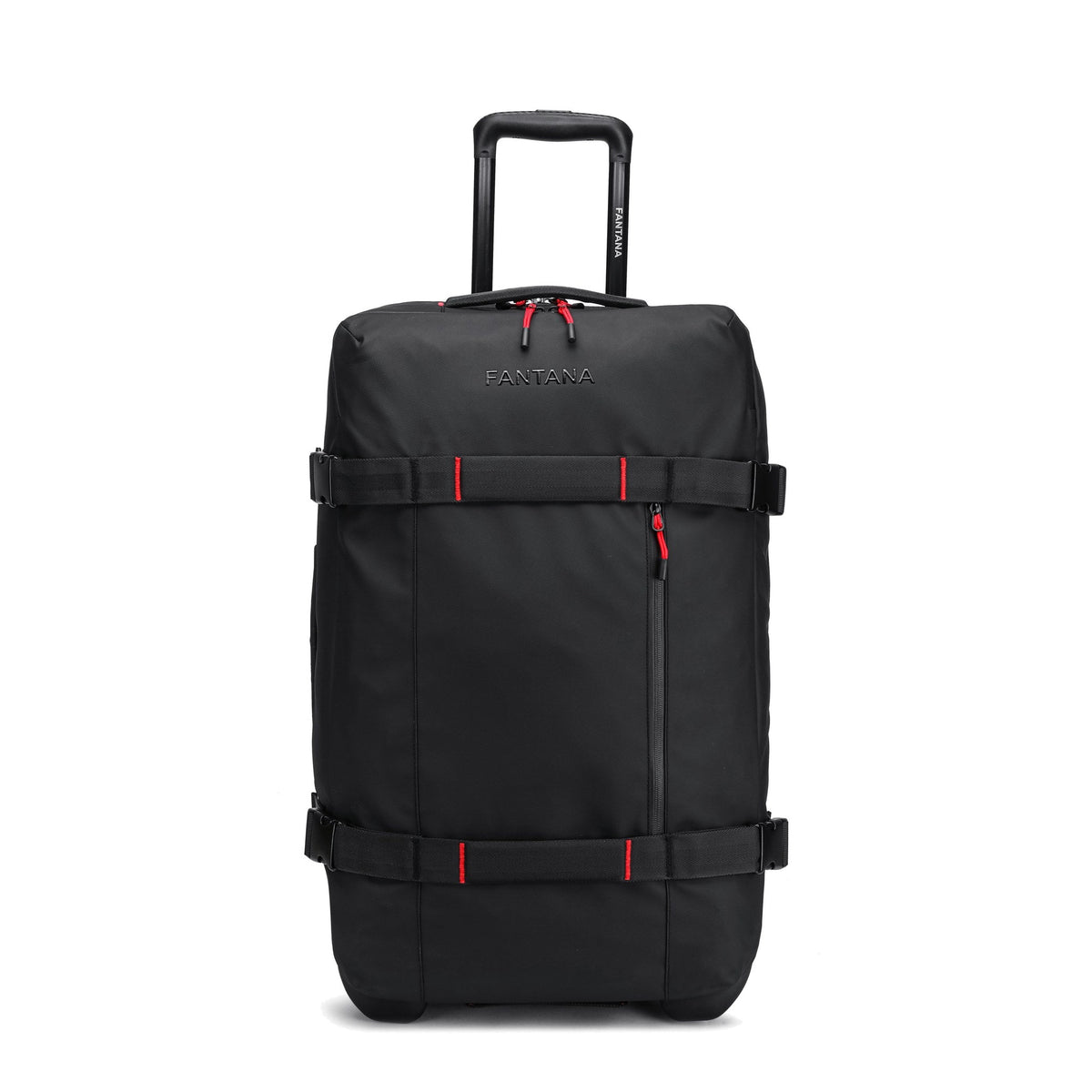 Charcoal — Voyager Rolling Bag, front