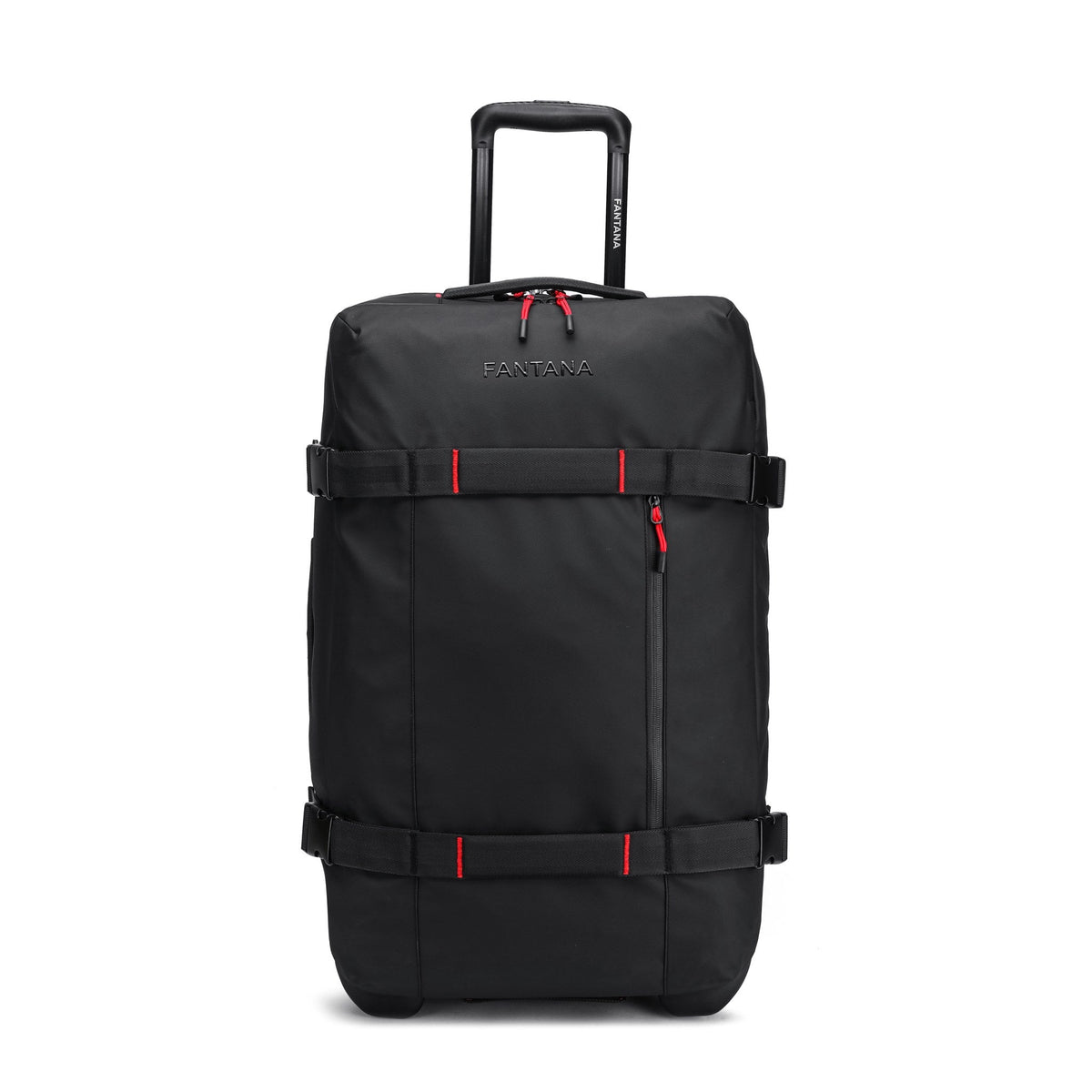 Charcoal — Voyager Rolling Bag, front
