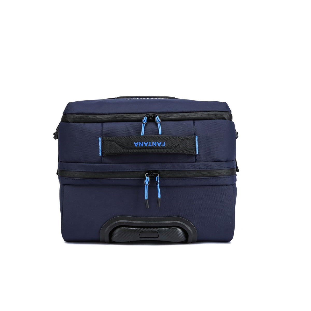 Navy — Voyager Rolling Bag, front