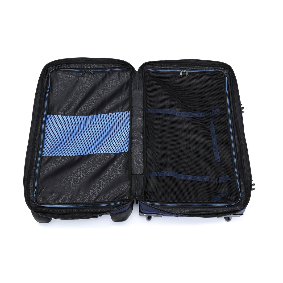 Navy — Voyager Rolling Bag, interior