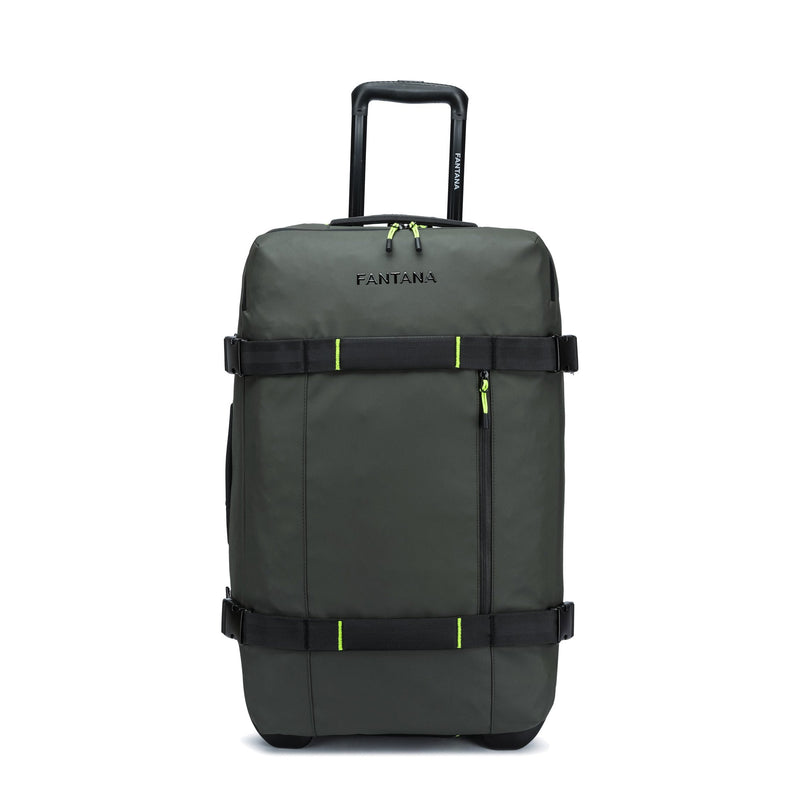 Olive — Voyager Rolling Bag, front