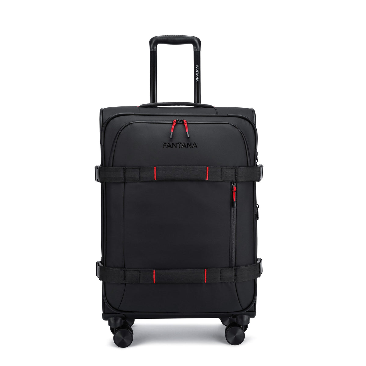 Charcoal — Voyager Spinner Trolley Case, front